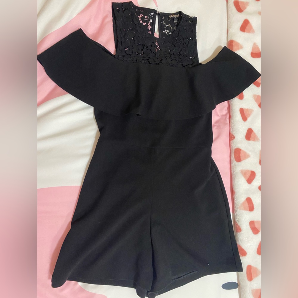 Black express romper